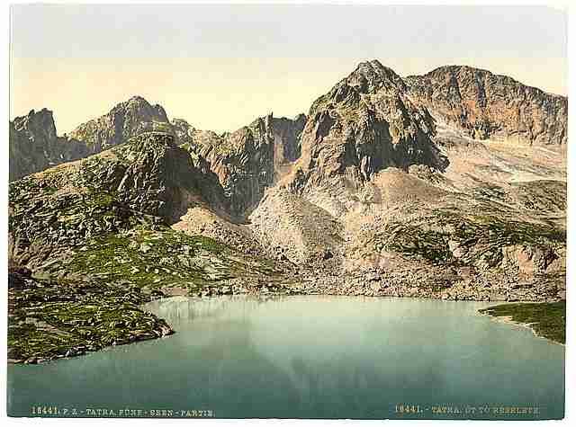 Vintage View of the Five Seas Tatra A4 Photo Print