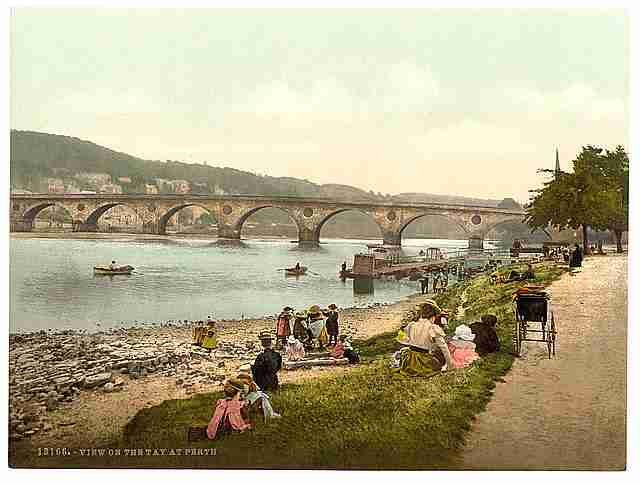 Vintage View on the Tay Perth A4 Photo Print