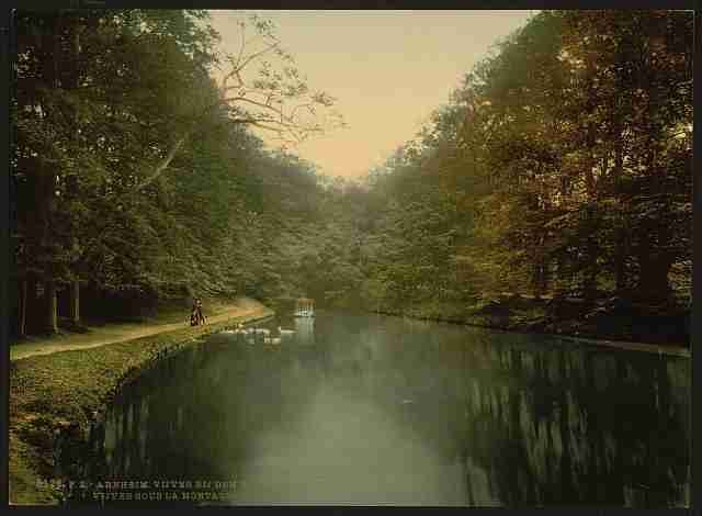 Vintage Viyver ie Vijver Mount Temel Arnhem A4 Photo Print