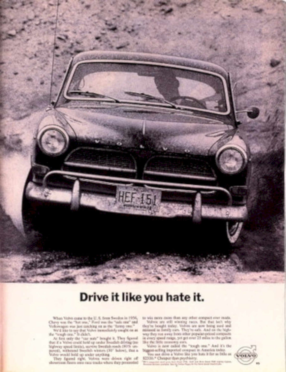 Vintage Volvo 120s 1960s Vintage Retro Advert