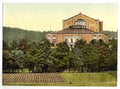 Vintage Wagners theater Bayreuth Bavaria A4 Photo Print