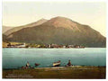Vintage Walchensee with Herzogstand Upper Bavaria A4 Photo Print
