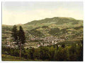 Vintage Wald general view Zurich A4 Photo Print
