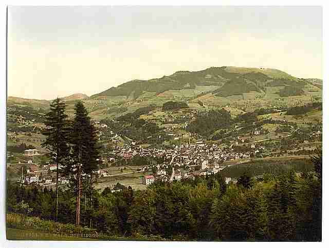 Vintage Wald general view Zurich A4 Photo Print