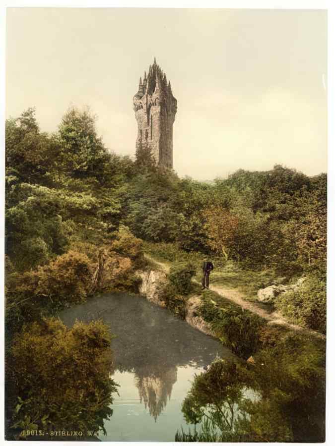 Vintage Wallace Monument Stirling 2 Scotland A4 Photo Print