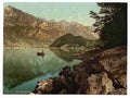 Vintage Wallenstadt Lake St Gall A4 Photo Print