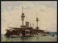 Vintage Warship Algiers A4 Photo Print