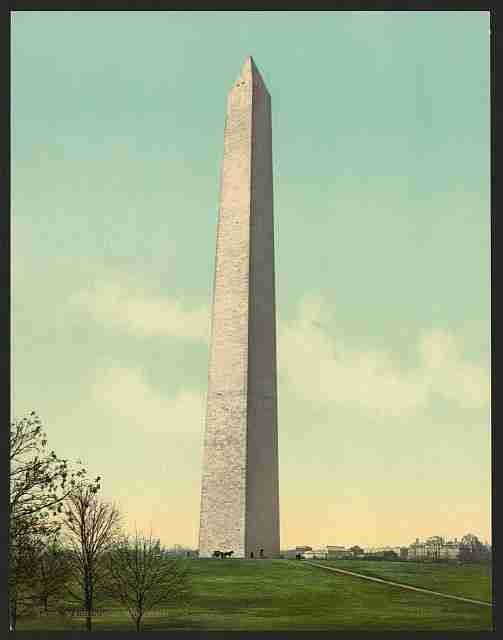 Vintage Washington Monument A4 Photo Print