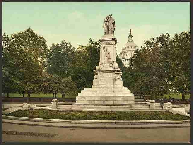 Vintage Washington Naval Monument A4 Photo Print