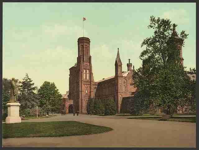 Vintage Washington Smithsonian Institution A4 Photo Print