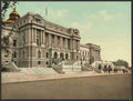 Vintage Washington West façade Library of Congress A4 Photo Print