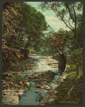 Vintage Waterfall in Wade Park Cleveland A4 Photo Print