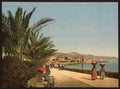 Vintage Waterfront promenade San Remo A4 Photo Print