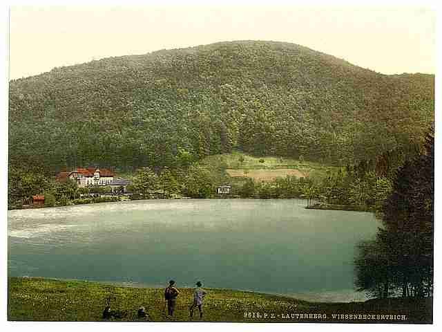 Vintage Weisenbecker Teich Lauterberg Hartz A4 Photo Print