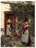 Vintage Welsh costumes A4 Photo Print