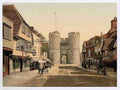 Vintage West Gate Canterbury A4 Photo Print