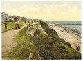 Vintage West cliff Clacton on Sea A4 Photo Print