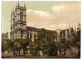 Vintage Westminster Abbey London A4 Photo Print