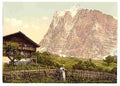 Vintage Wetterhorn Mountain Bernese Oberland 2 A4 Photo Print