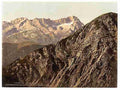 Vintage Wettersteingebirge Upper Bavaria A4 Photo Print