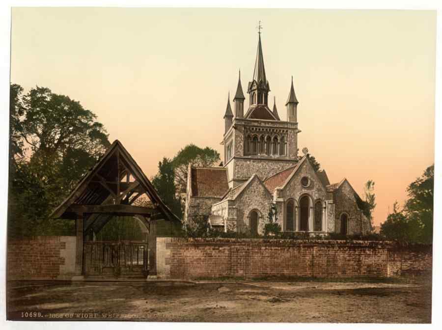 Vintage Whippingham Church Isle Of Wight England A4 Photo Print