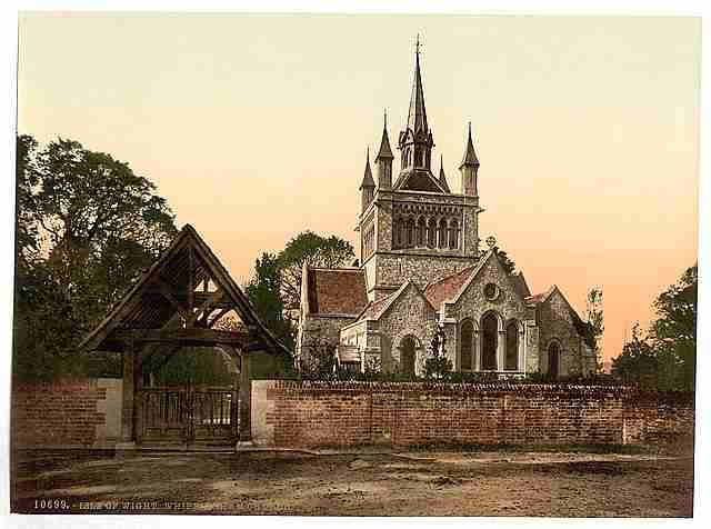 Vintage Whippingham Church Isle of Wight A4 Photo Print
