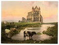 Vintage Whitby The Abbey Iii. Yorkshire England A4 Photo Print