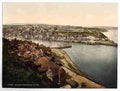 Vintage Whitby from East Cliff Yorkshire A4 Photo Print