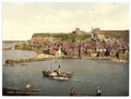 Vintage Whitby from West Cliff Yorkshire A4 Photo Print