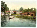 Vintage White Hart Hotel Sonning on Thames A4 Photo Print