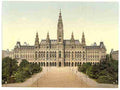 Vintage Wien Rathhaus A4 Photo Print