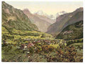 Vintage Wilderswyl Bernese Oberland A4 Photo Print