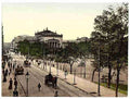 Vintage Wilhelmsplatz and theatre Posen A4 Photo Print
