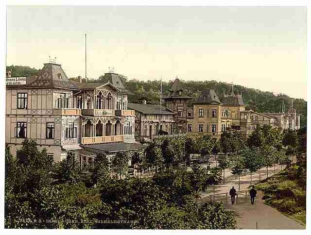 Vintage Wilhelmstrasse Binz Isle of Rugen A4 Photo Print