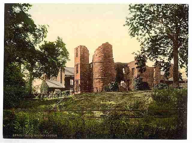 Vintage Wilton Castle Ross on Wye A4 Photo Print