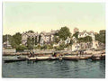 Vintage Windermere Bowness boat landing Lake District A4 Photo Print
