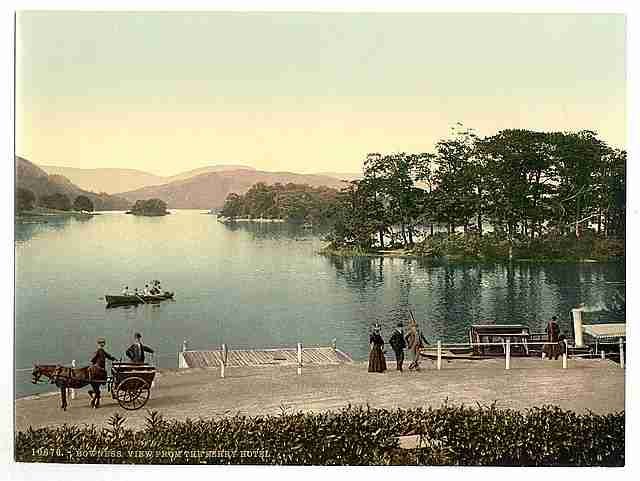 Vintage Windermere II Bowness Lake District A4 Photo Print