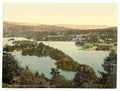 Vintage Windermere and Bowness Lake District A4 Photo Print