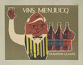 Vintage Wine Menjuco Vintage Retro Advert Poster