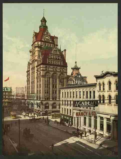 Vintage Wisconsin Street Milwaukee A4 Photo Print