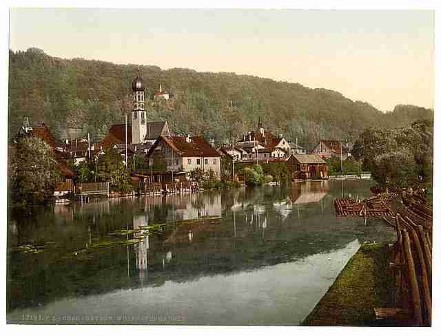 Vintage Wolfrathshausen Upper Bavaria A4 Photo Print
