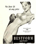 Vintage Woman Bestform 1940s Vintage Retro Advert Poster