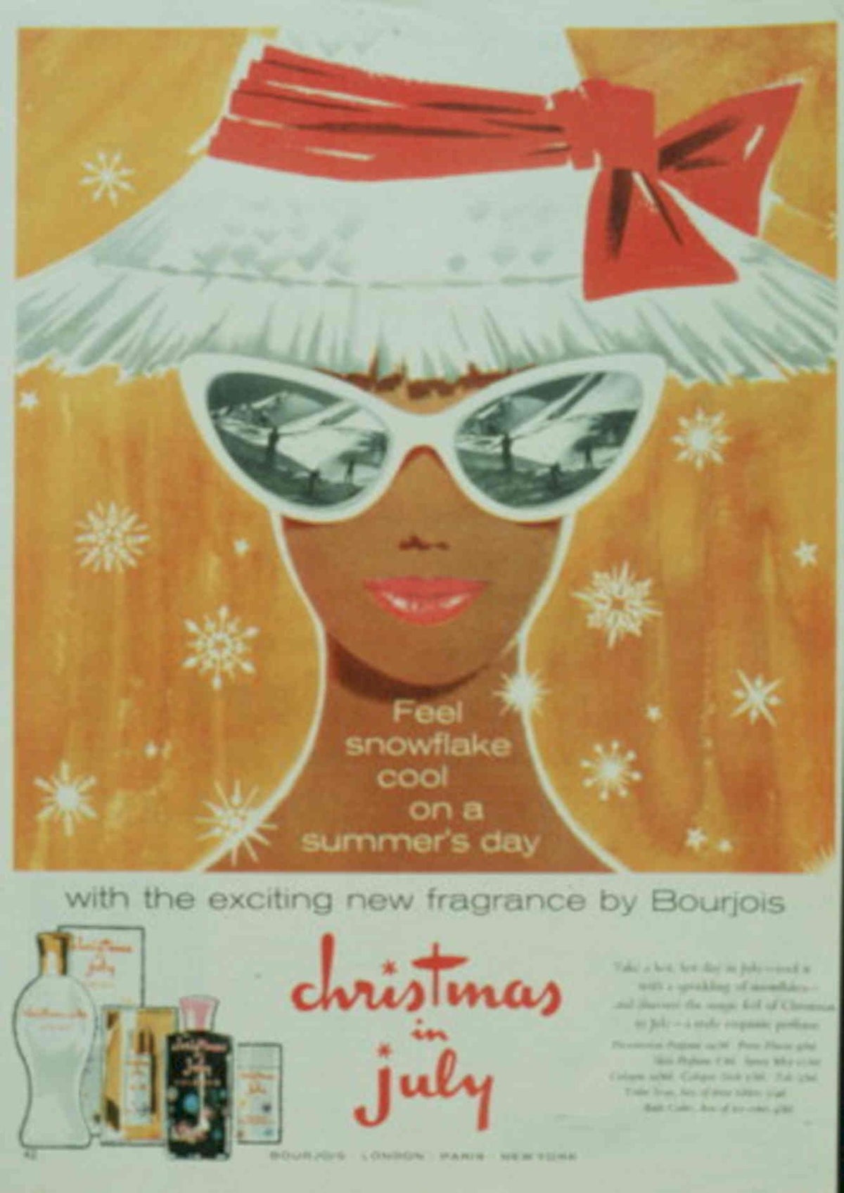 Vintage Woman Fragrance 1950s Vintage Retro Advert Poster