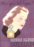 Vintage Woman Heure 1930s Vintage Retro Advert Poster