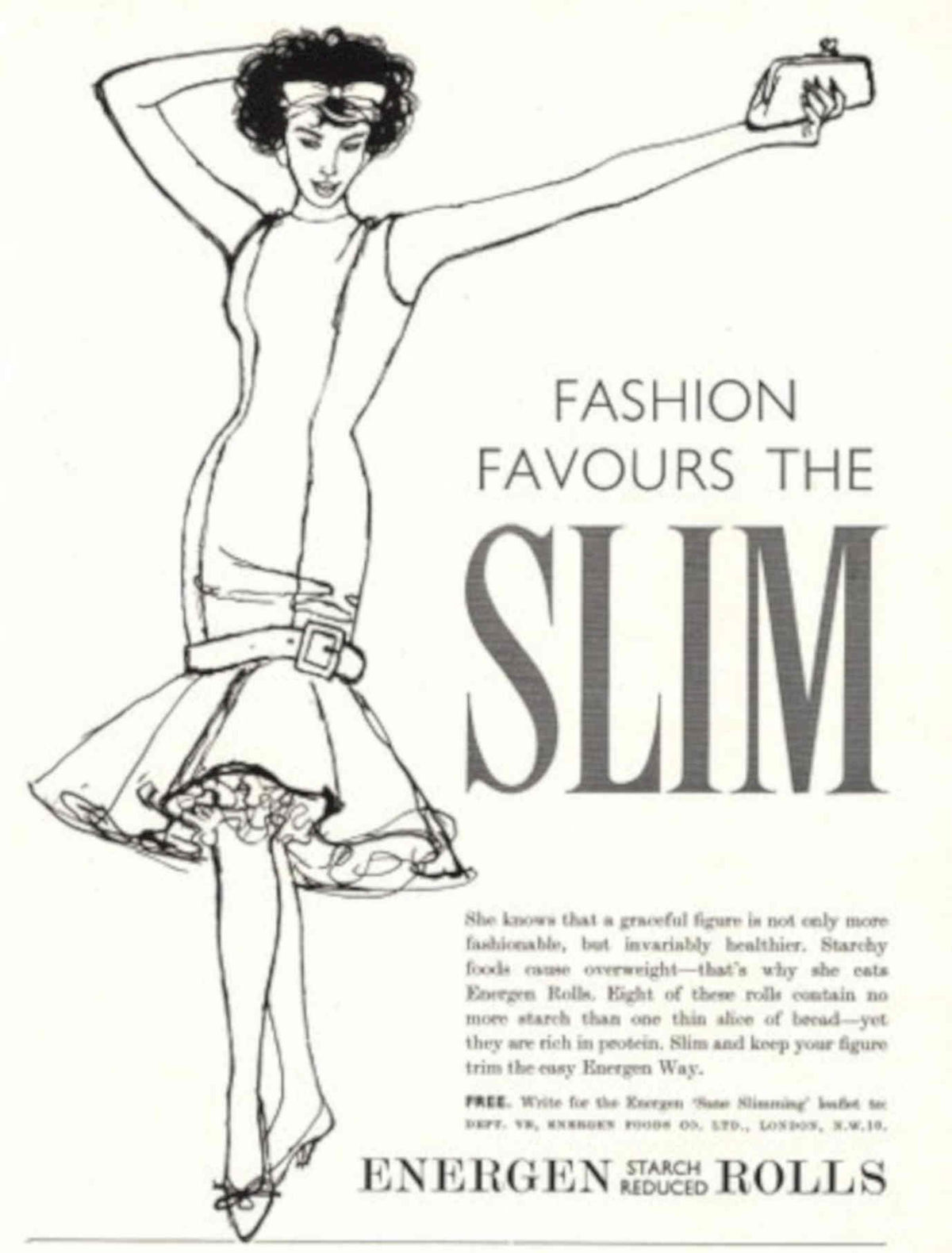 Vintage Woman Rolls 1950s Vintage Retro Advert Poster