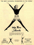Vintage Woman Silhouette 1950s Vintage Retro Advert Poster