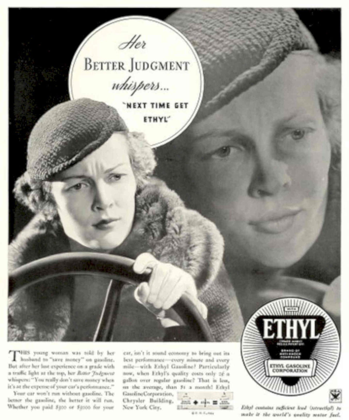Vintage Women Car 1930s Vintage Retro Advert Poster