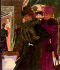 Vintage Women Snow 1930s Vintage Retro Advert Poster