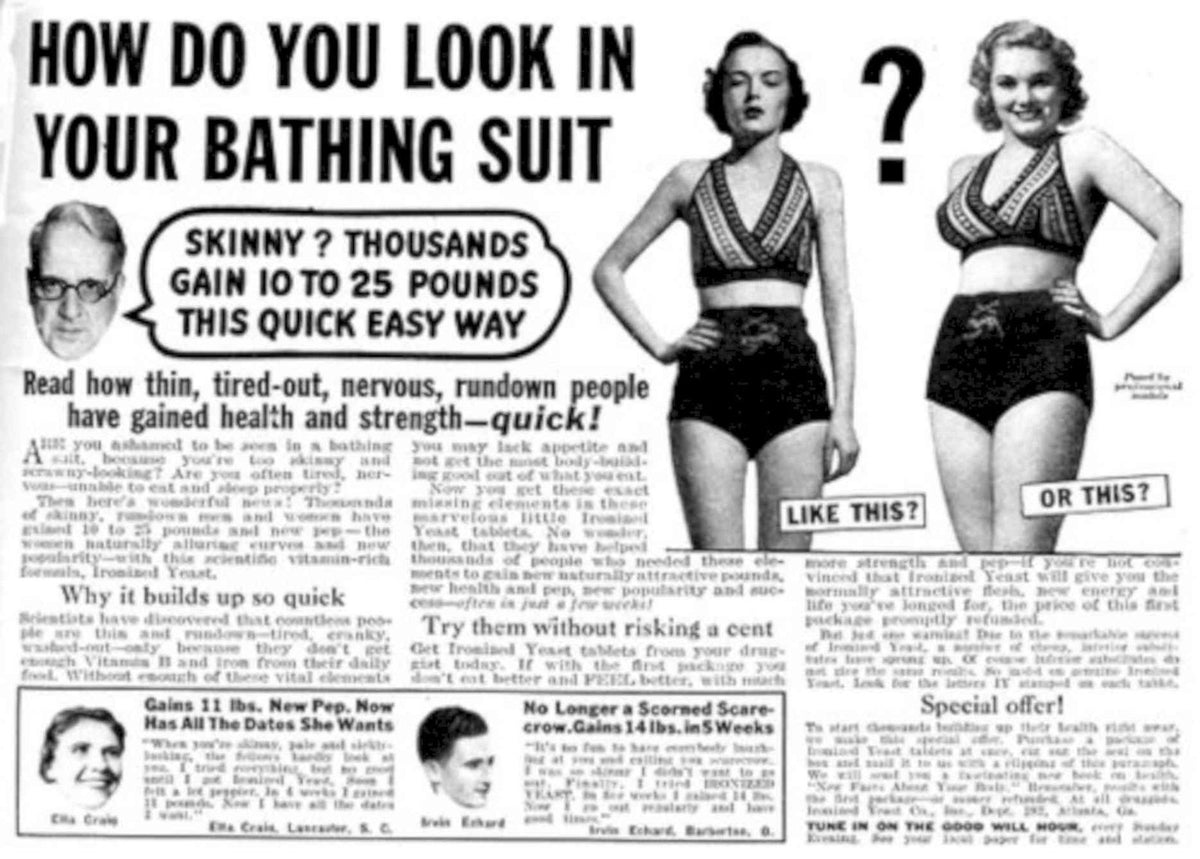 Vintage Women Yeast 1930s Vintage Retro Advert Poster