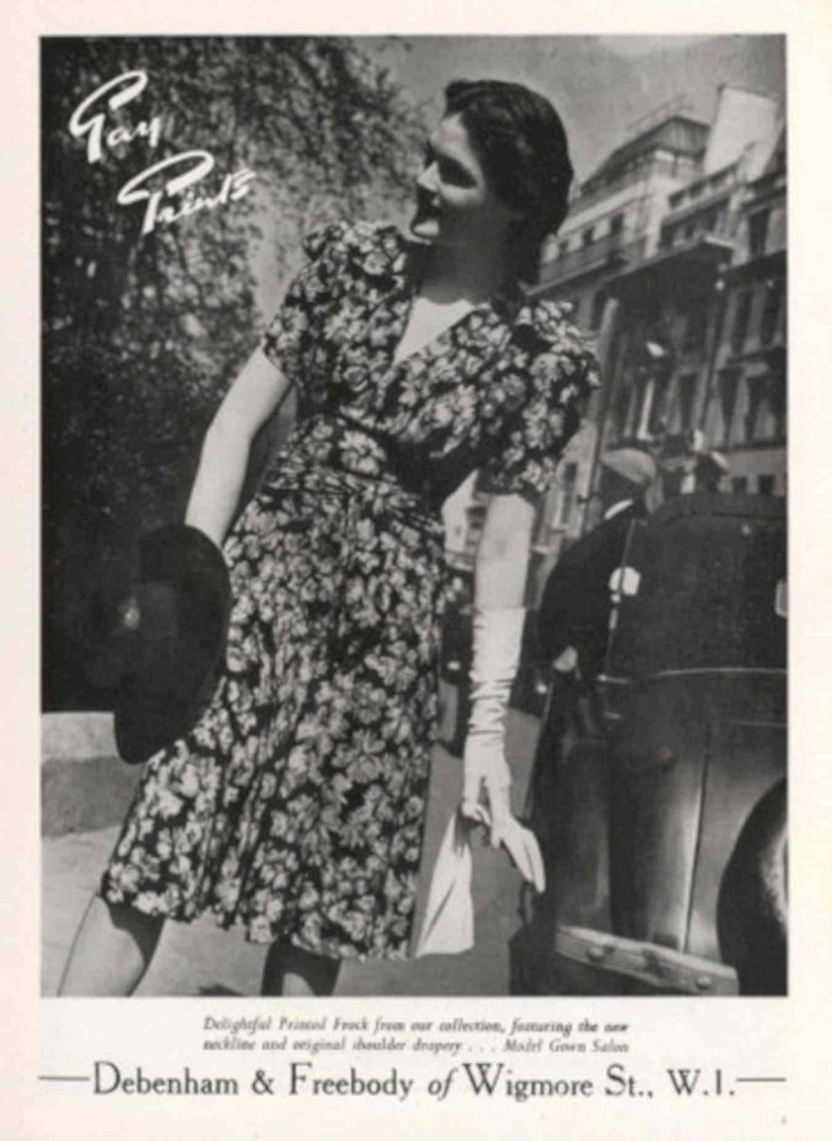 Vintage Wrap Dress 1940s Vintage Retro Advert Poster